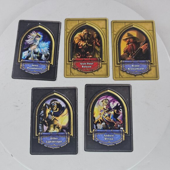 Blizzcon 2014 2015 Hearthstone Hero Class Set of 5 Card Warcraft Blizzard - Picture 1 of 10